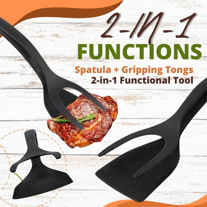 2 In 1 Grip Flip Tongs